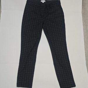 Calvin Klein Black Checkered Women's Pants